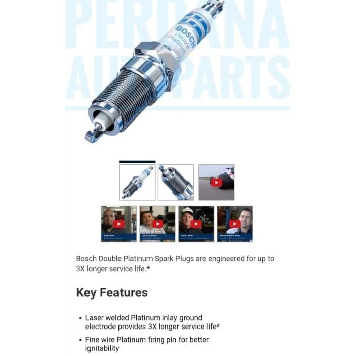 Gambar BOSCH Busi Double Platinum DFSK Glory 580 Asli BOSCH dari Perdana Autoparts Kota Administrasi Jakarta Barat Tokopedia