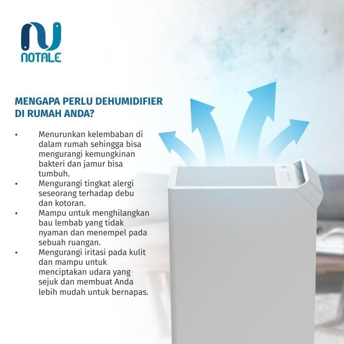 Notale Milzu Smart Dehumidifier 25L Humidity Dryer - Serap Kelembapan 4