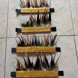aksesoris tangan dan kaki/set bulu tangan dan kaki//aksesoris adat