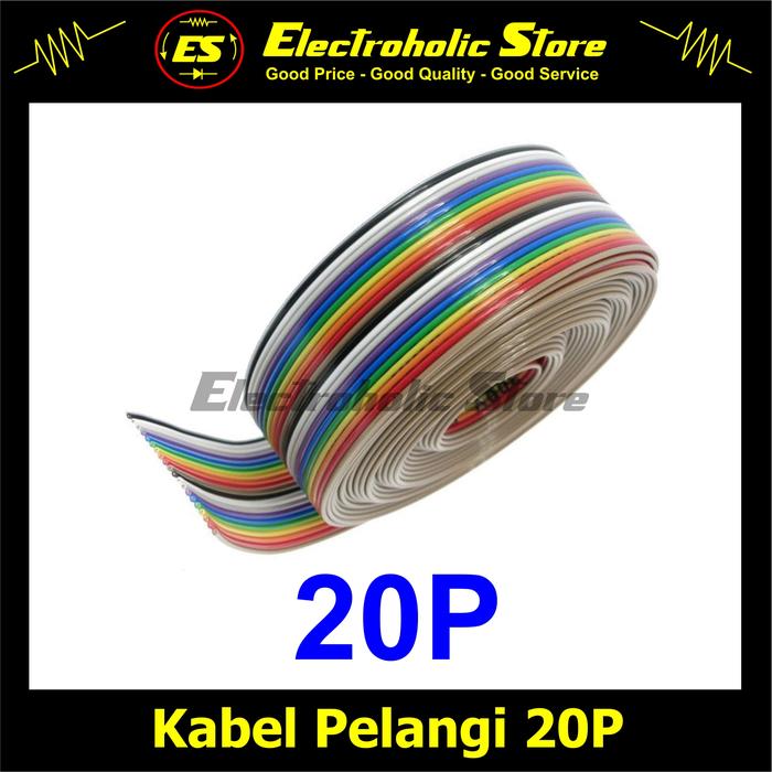 Gambar Kabel Pelangi Rainbow 20P 20Pin 20 P 20 Pin dari Electroholic Store Kota Yogyakarta Tokopedia