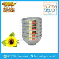 Gambar Golden Dragon Melamine Matte Grey Mangkok Kaki Tembikar 4"-6pc dari Bursa Dapur Mall Kota Administrasi Jakarta Barat 4 Tokopedia