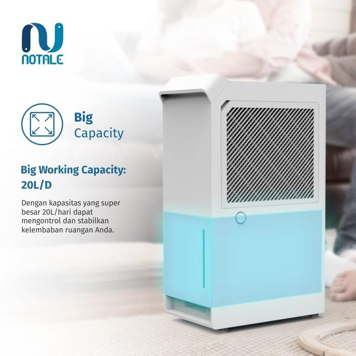 Notale Milzu Smart Dehumidifier 25L Humidity Dryer - Serap Kelembapan 6