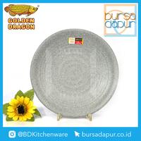 Gambar Golden Dragon Melamine Matte Grey Piring Tembikar Bulat 9" (P2209A-MG) dari Bursa Dapur Mall Kota Administrasi Jakarta Barat 5 Tokopedia