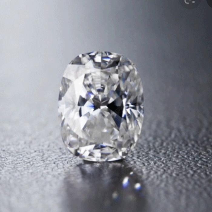 Gambar Elongated Crushed Ice Cushion Moissanite D VVS1.HQ Pass diamond tester - 8ct 1.1ratio dari HeavenlyNirwana Kab. Tangerang 4 Tokopedia