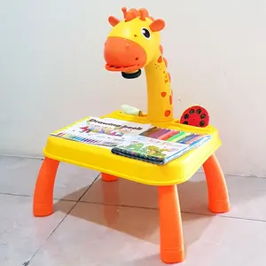 meja proyektor anak printing learning menggambar musik bajan abs