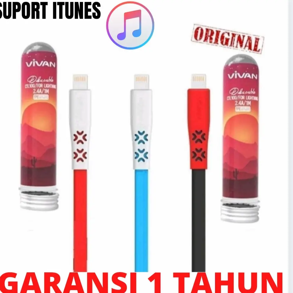 Lightning Kabel Charger Iphone/ Ipad Merk Vivan FastCharging