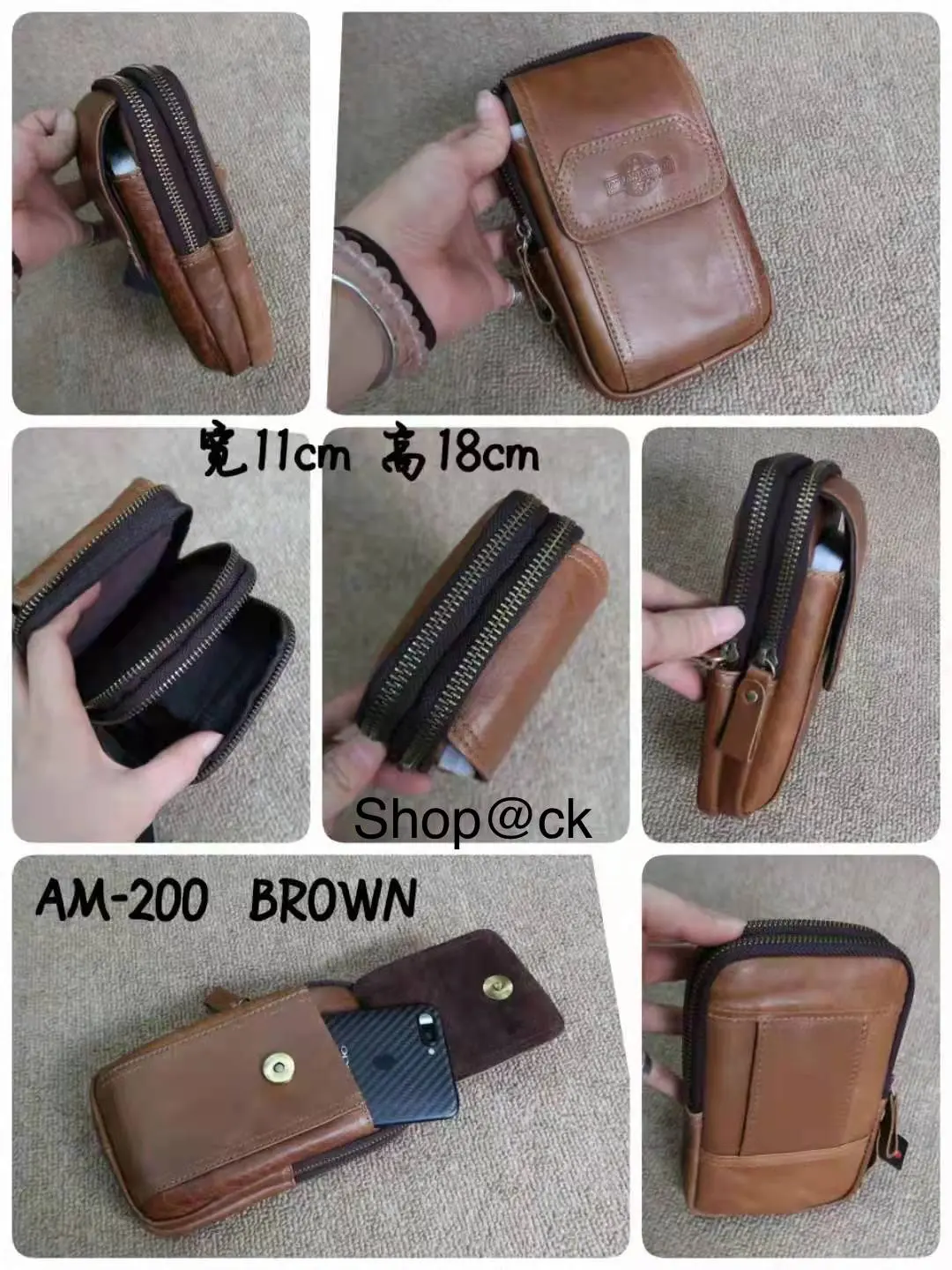Tas hpo pria asli kulit tas cowok kulit