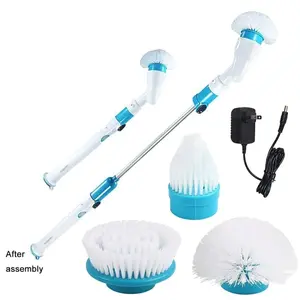 Sikat WC Elektrik Bathroom Kitchen Cleaning Tools Set - WQ8111 - Blue