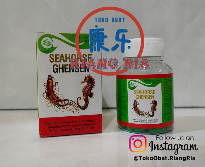 Gambar SEAHORSE GHENSEN HERBAL GINJAL SEHAT ISI 100 KAPLET dari TO Riang Ria Kota Administrasi Jakarta Utara Tokopedia