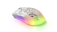 Gambar MOUSE GAMING STEELSERIES AEROX 3 WIRELESS - GHOST EDITION RGB dari Techno Computer Bali Kota Denpasar 4 Tokopedia