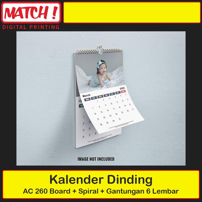 Gambar NEW Kalender Dinding Custom dari Match Digital Printing Kota Administrasi Jakarta Barat Tokopedia