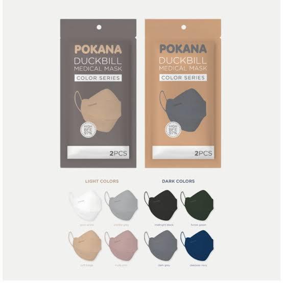 Masker Pokana Duckbill Sachet isi 2 Original Medis