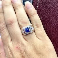 Gambar Cincin Berlian Pria Batu Blue Sapphire KMR710435-Kimberly Jewellery dari Kimberly Jewellery Online Kota Administrasi Jakarta Selatan 3 Tokopedia
