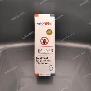 Vet -Otic Obat Tetes Telinga 10ml - Obat Telinga Buat Kucing