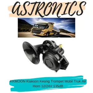 KKMOON Klakson Keong Trompet Mobil Truk Air Horn 12/24V 135dB