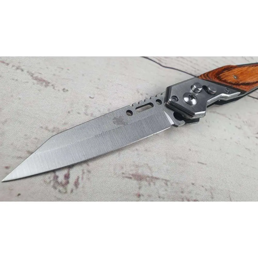 KNIFEZER Doom Blade Pisau Lipat Berburu Survival Knife EDC 200mm