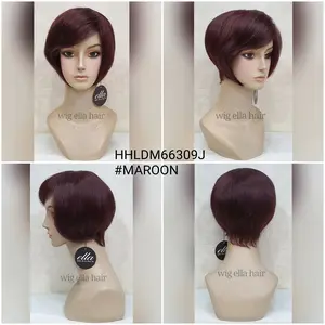 Wig Asli ELLA HHLDM66309J Maroon