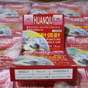 Jarum Akupuntur HuanQiu / Acupunture Needle / 0.25x25 mm (1 cun) halus