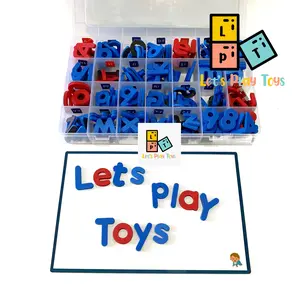 Magnet Huruf Angka / Magnetic Alphabet and Numbers / EVA Foam Magnetic