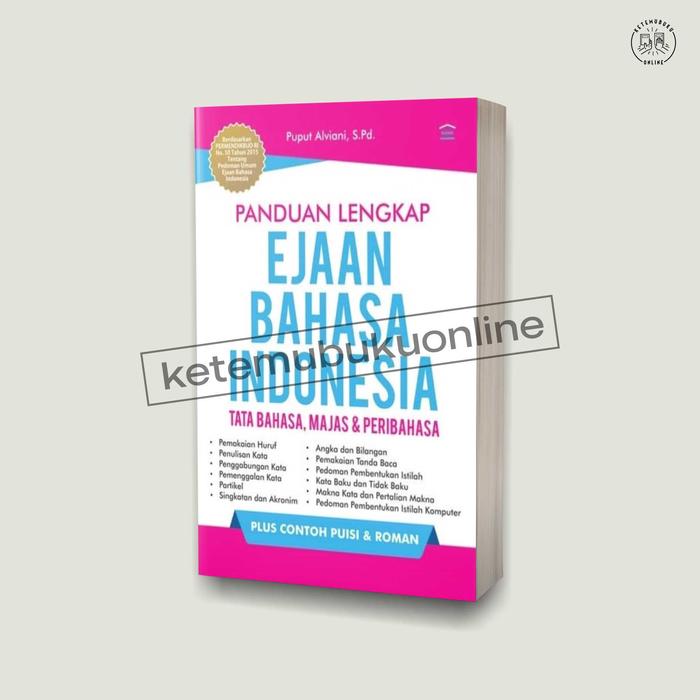 Gambar Panduan Lengkap Ejaan Bahasa Indonesia Tata Bahasa, Majas & Peribahasa dari KETEMUBUKUONLINE Kab. Sleman Tokopedia