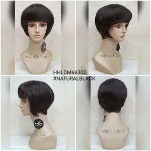 Wig Asli Wanita ELLA HHLDM66302 Natural Black