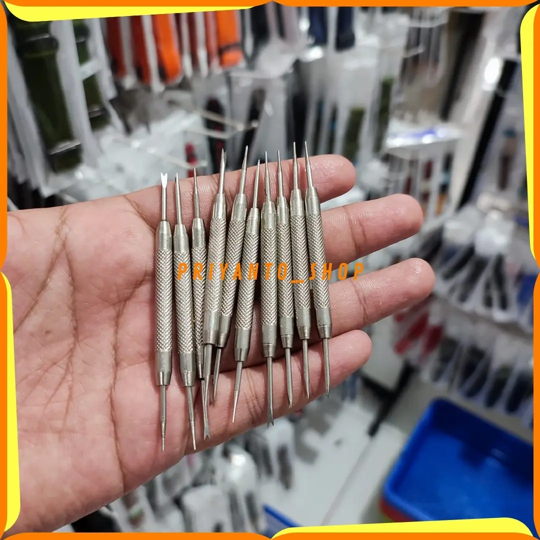 OBENG JAM TANGAN / ALAT PEMBUKA PIN SPRING BAR / PIN ROMOVER TALI JAM