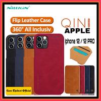 Gambar IPHONE 12 / 12 PRO 6.1 NILLKIN QIN LEATHER ORIGINAL FLIP COVER PC CASE - Hitam, 12 6.1 dari Case Thebest Kota Administrasi Jakarta Pusat 1 Tokopedia