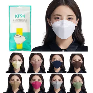 Masker KF94 Dewasa Motif Polos 10pcs/ Masker 4 Ply/ Masker EarLoop