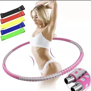 Hulahoop hula hoop kualitas premium syosin FREE Resistance loops band
