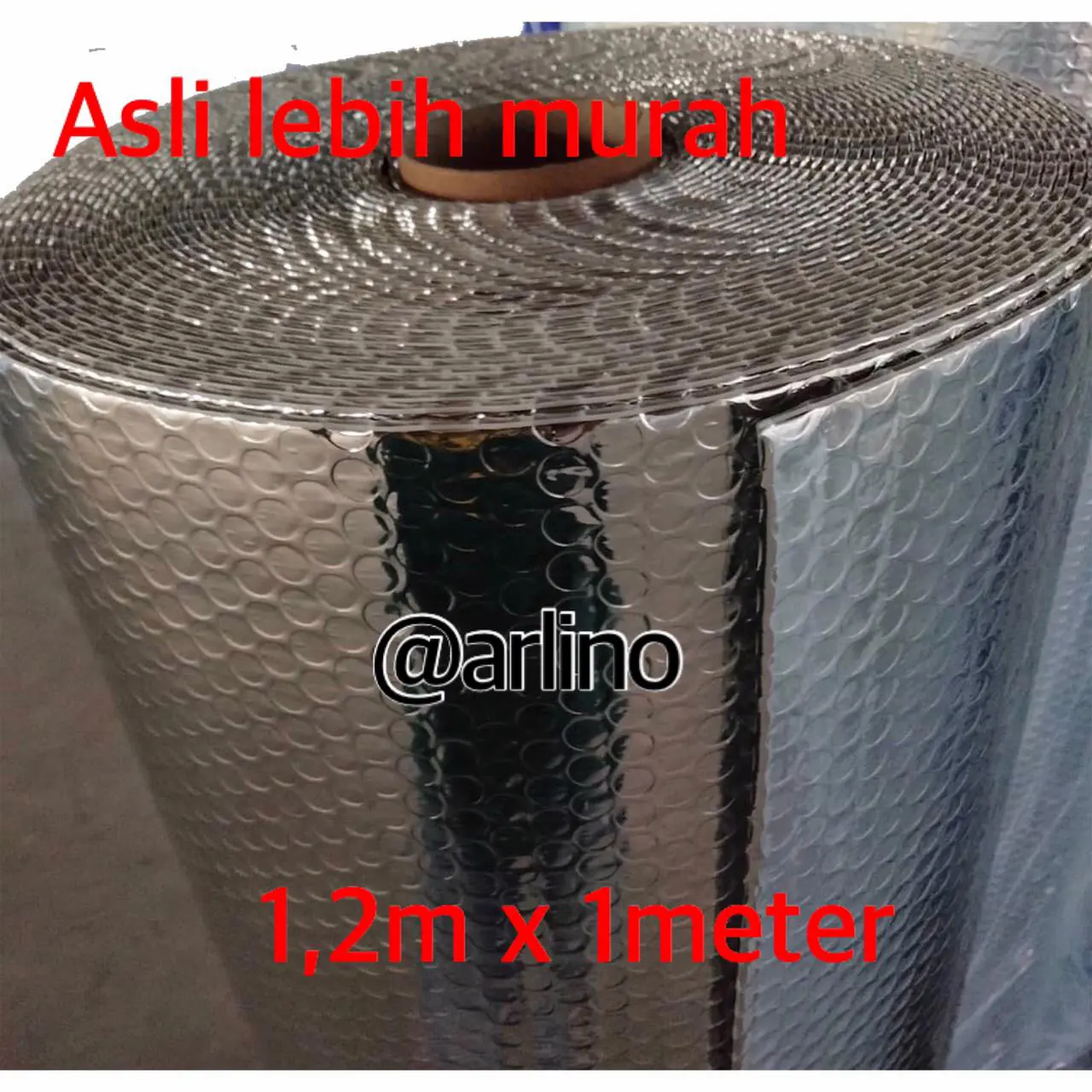 Aluminium buble foil double meteran peredam panas