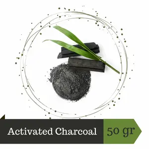 50 gr Activated Charcoal powder/karbon aktif bubuk