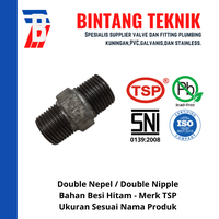 Gambar Double Nepel 1/2" inch Besi Hitam TSP dari Bintang Teknik Toko Kota Administrasi Jakarta Barat 3 Tokopedia