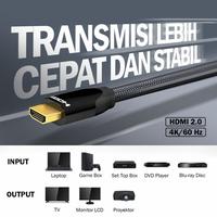 Gambar PX HD2 3MX - KABEL HDMI 4K HDR PREMIUM HDMI CABLE 2.0 3METER HIGHSPEED dari Enter Electronic Kota Tangerang Selatan 4 Tokopedia