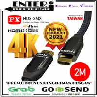 Gambar PX HD2 2MX - KABEL HDMI 4K HDR PREMIUM HDMI CABLE 2.0 2METER HIGHSPEED dari Enter Electronic Kota Tangerang Selatan 1 Tokopedia