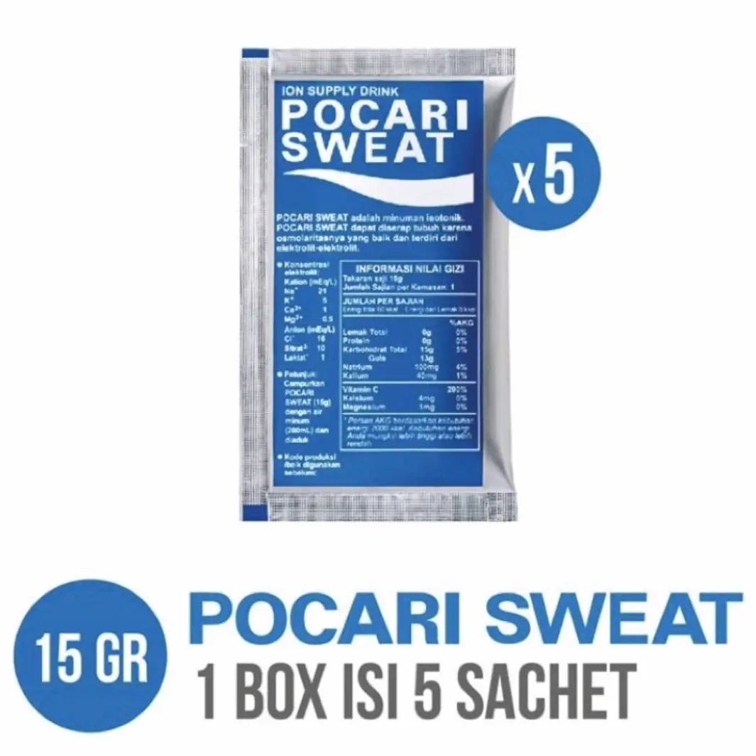 Pocari Sweat 5 Sachet @ 15 Gr