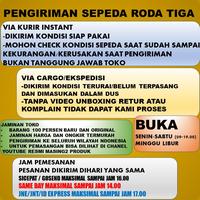 Gambar SEPEDA RODA TIGA TRICYCLE STROLLER EXOTIC 2IN1 dari TOKO SEPEDA Evan Bike Kab. Tangerang 2 Tokopedia