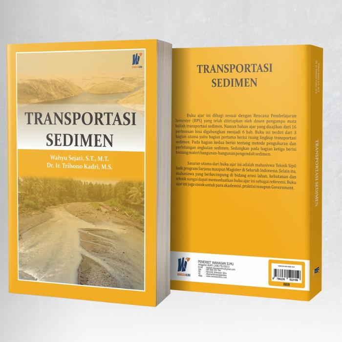Gambar Buku Transportasi Sedimen, penulis Wahyu Sejati dan Trihono Kadri dari tokowawasanilmubms Kota Yogyakarta Tokopedia