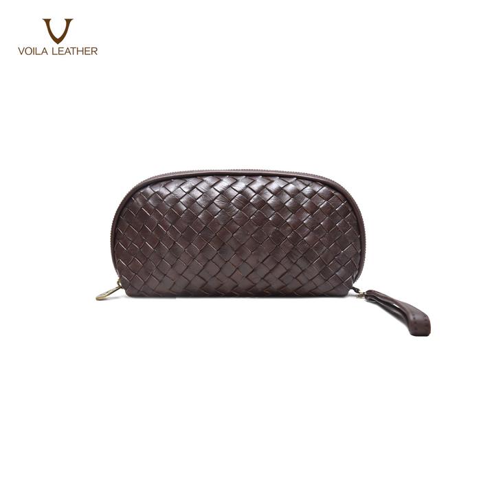 Gambar Clutch Anyam Kulit Asli Ethnic Voila Malikha - Yellow dari Voila Leather Kota Administrasi Jakarta Pusat 5 Tokopedia