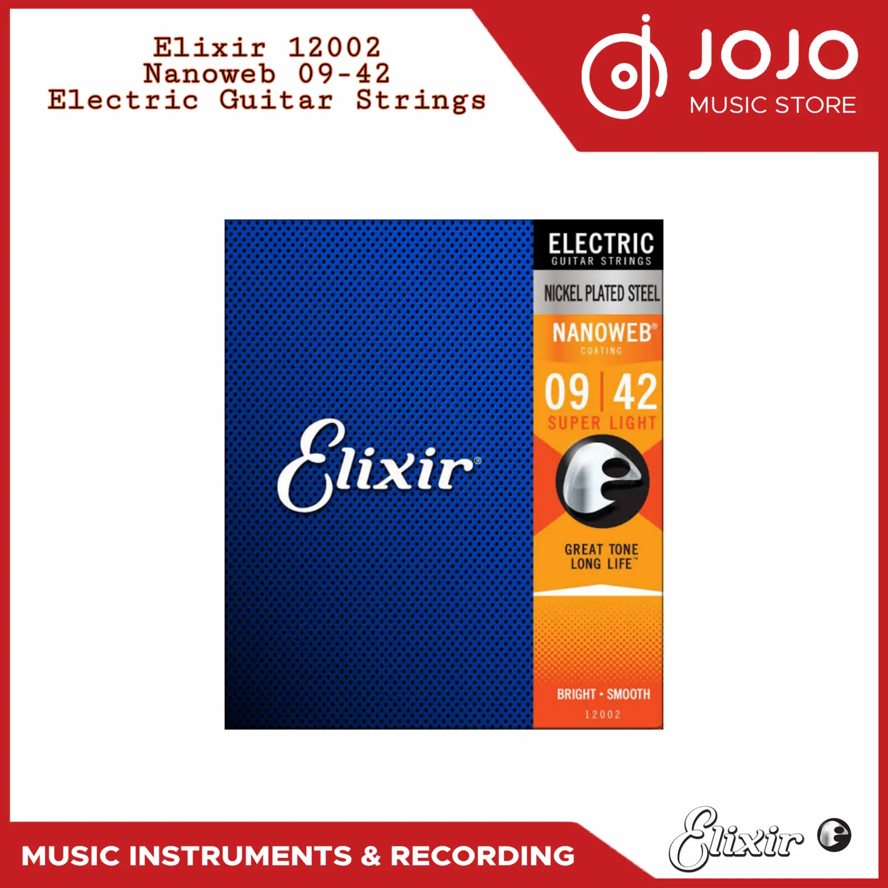 S/G ELIXIR ELECTRIC 12002 NANOWEB(009-042)