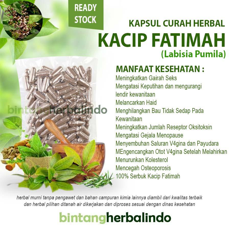 KACIP FATIMAH Kapsul Curah Herbal Kewanitaan Libido Menopause Keputiha