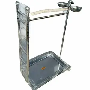 tangkringan burung kaka tua / macaw stainless jumbo