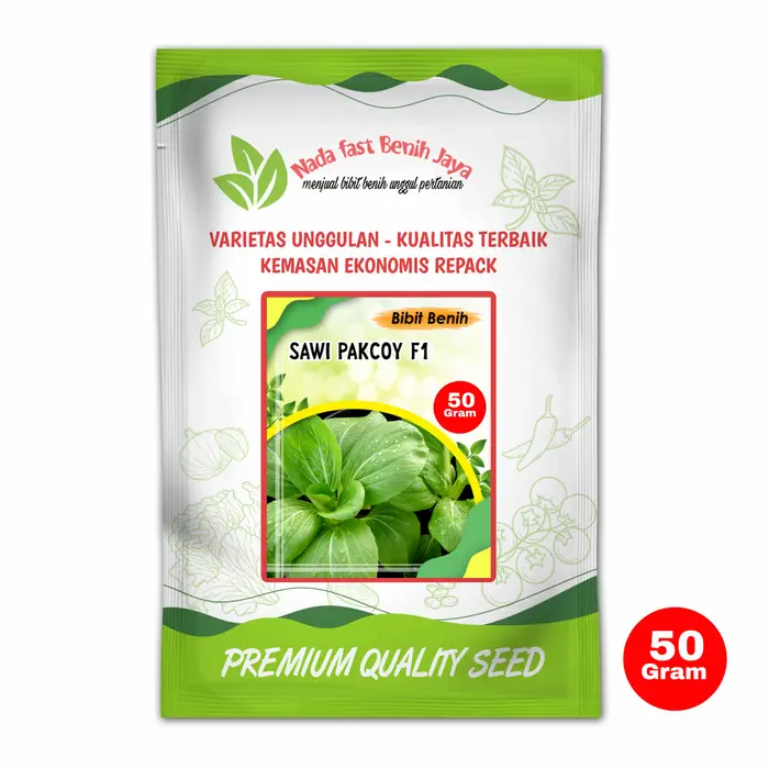 Gambar Benih sawi pakcoy F1 super 25 gram original - 50 gram dari Nada fast benih jaya Kab. Banyumas 5 Tokopedia