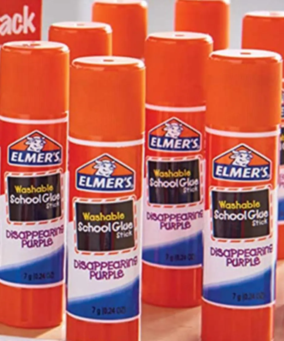 Elmers Disappearing Purple School Glue Sticks Washable - Lem Stick