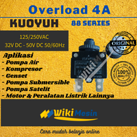 Gambar Overload Thermal Circuit Breaker Kuoyuh 4 Ampere 88 Series 4A dari Overload Wikimesin Kab. Tangerang 4 Tokopedia