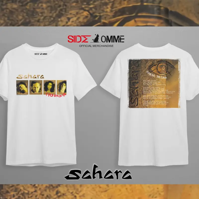 Sahara Official Merchandise X Side Omme Lisenced @2021 (White)