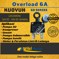 Gambar Taiwan ORI Overload 6A Thermal Protector 6 Amper Kuoyuh 6 a dari Overload Wikimesin Kab. Tangerang 1 Tokopedia