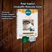 Gambar kopi kapsul excelso unakaffe Robusta gold| Coffee Capsule Unakaffe Excelso Robusta Gold dari GrosirKopiStore Kota Administrasi Jakarta Selatan 2 Tokopedia
