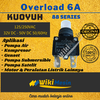 Gambar Taiwan ORI Overload 6A Thermal Protector 6 Amper Kuoyuh 6 a dari Overload Wikimesin Kab. Tangerang 2 Tokopedia