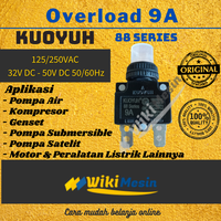Gambar Taiwan ORI Overload 9A 32VDC 50VDC Thermal Protector 9 Amper Kuoyuh dari Overload Wikimesin Kab. Tangerang 2 Tokopedia