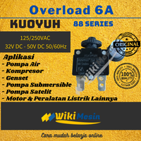 Gambar Taiwan ORI Overload 6A Thermal Protector 6 Amper Kuoyuh 6 a dari Overload Wikimesin Kab. Tangerang 3 Tokopedia